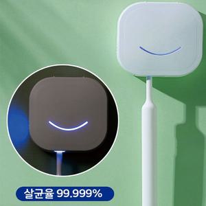 (Q04칫솔살균기 화이트) UVC 항균살균 무선 에어 칫솔꽂이 자외선 UV 치솔 휴대용/칫솔보관/여행용치솔관리