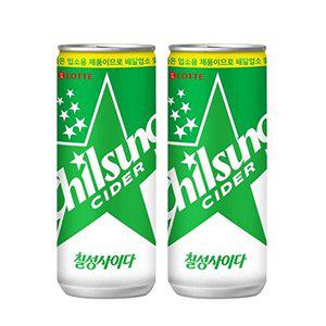 [롯데칠성음료]롯데칠성음료 칠성사이다 245ml 60캔