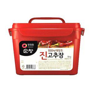 [기타]청정원 순창 100%태양초 진고추장 5kg X 2개