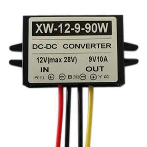 스텝 다운 파워 어댑터 DC 12V(11.5V-28V) ~ 9V 10A 90W, 자동차 전원 공급 장치 컨버터 레귤레이터 방수