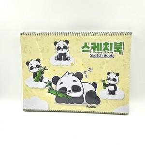 8절 스케치북 105g 22매 판다 유아용