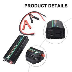 순수 사인파 인버터, 전원 인버터 충전기 어댑터, 소켓 액세서리, DC 12V, 24V, AC 220V, 60hz, 6000W