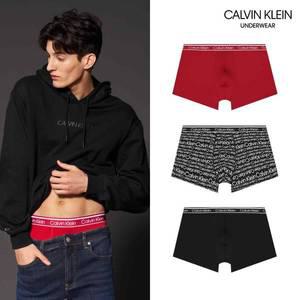 [Calvin Klein][캘빈클라인] 남성 4WAY 스트레치 실버 로고 드로즈 B팩 3종세트