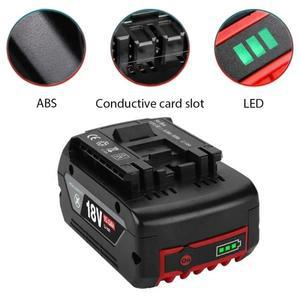 BOSCH 정품 리튬 이온 배터리, GBA 18V 10Ah 전문 GSR BAT618 연료 게이지 포함, 신제품