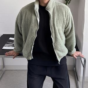 [1+1] 커플 보아털 퍼 후리스 자켓 7color 오버핏 크롭 플리스 숏 폴라폴리스 재킷