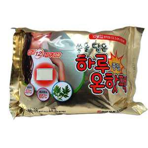 일양약품 쑥을 담은 하루종일 온핫팩 10매/하루온 하루온팩 붙이는 핫팩