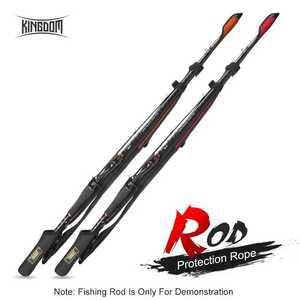 찌케이스 Kingdom-스피닝 낚싯대 102cm-152cm 캐스팅 로드 보호 로프 길이 조절 가능 캡 폴 보관