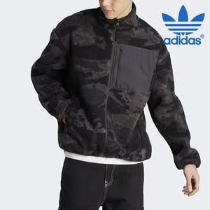 [하프클럽/아디다스]아디다스 자켓 /A1- II8174 / CAMO FLEECE JKT 그래픽 카모 리버서블 플리스 재킷
