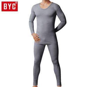 BYC 남성 내복 베이직 상하 DOLT6654-다크그레