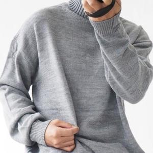 [라일리] Rly 니트 폴라 데일리 목 긴팔 보온 티셔츠 남성 겨울