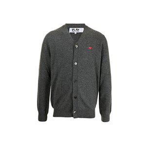 [꼼데가르송]24FW 스몰 레드 와펜 브이넥 가디건 AZ-N080-051-2