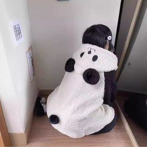 마요 여성모피코트 모피코트 러블리 팬더 램스울 코트 추동 기모 키다리 스타일 UNO4