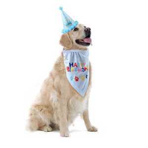반려안경 모자 사랑스러운 개 고양이 생일 턱받이 파티 의상 타액 수건 애완 동물