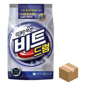 4입 비트 대용량 도매 세탁 드럼 라이온코리아 가루 분말 리필 업소용 2.5kg 세탁가루 세제