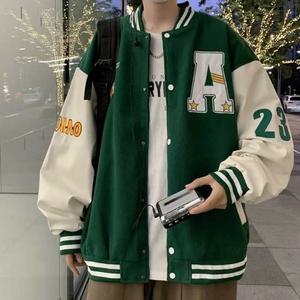 [라일리] Rly 컬러풀 블루종 가을 남성 야구 점퍼 포인트 남친룩