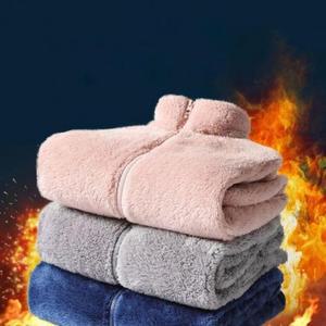여자 FW 덤블 보온 플리스 코랄벨벳 집업
