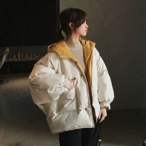[오노마] ONM D19 컬러 러블리 HH 숏패딩 양면