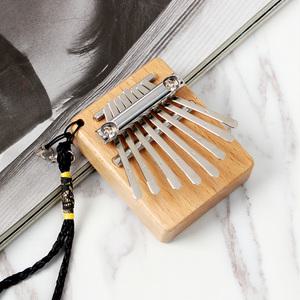 삼나무 원목 8음계 미니 칼림바(4.5x6cm) (사각형)