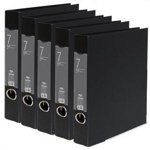 드림산업 레일바인더 7cm, 검정, 5개 one option