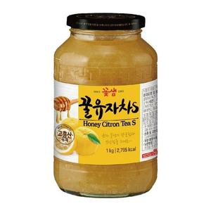 [꽃샘식품] 꽃샘 꿀 유자차 S 1kg x 2개
