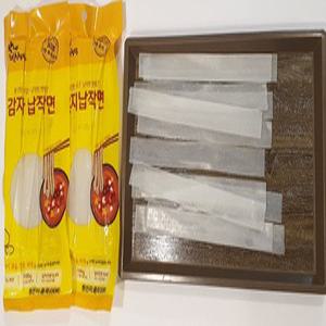감자 납작 당면 100g X 10개 넓은 당면 분모자 마라탕 떡볶이 훠궈 찜닭 샤브샤브 캠핑요리 납작면