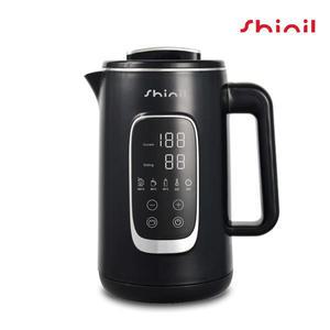 보온 온도 설정 가능한 스테인레스 디지털 커피포트 1.5L 검정색