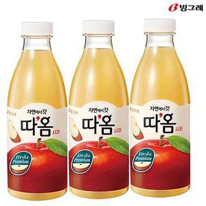 빙그레 따옴 사과 주스 730ml(3입) 냉장주스