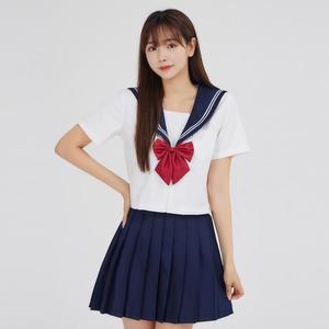 [JHORS197_51]교복몰 플리츠 세라복 세트 (반팔)