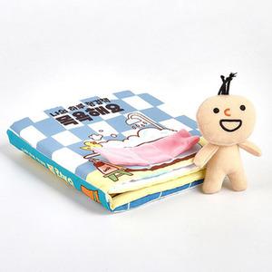 촉감책 하루일과 이야기 목욕놀이 옷입히기 헝겊책 유아 놀이북 KR7436