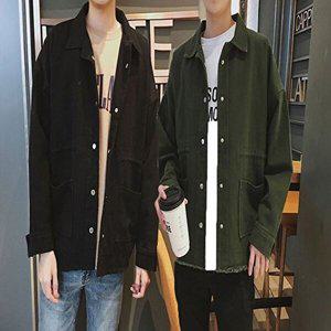 [엄지척]남자 면 자켓 캐주얼 아우터 남친룩 데일리 재킷