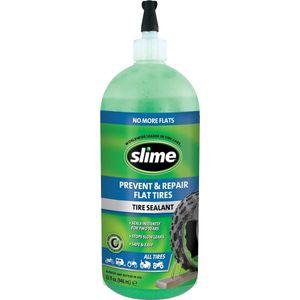 Slime 10009 플랫 타이어 펑크 수리 실런트 예방 및 모든 오프 하이웨이 튜브리스 무독성 친환경 32온스 병