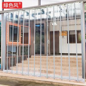 투명커튼 투명 자바라 에어컨 PVC 파티션 커텐 도어 접이식 우레탄