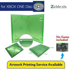 XBOX ONE 게임용 교체 케이스 싱글 디스크 여분 그린 박스 로고가 있는 CD 1 개