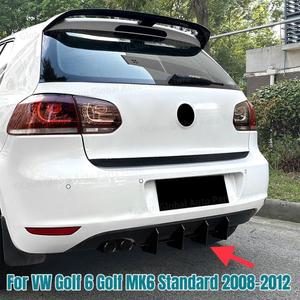 VW 골프 6 MK6 08-12 리어 범퍼 립 스플리터 윈드 블레이드 가드 커버 스포일러