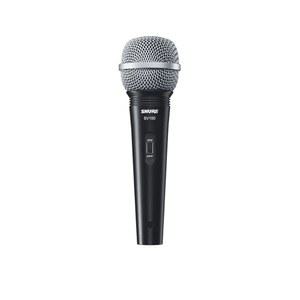 Shure SV100-WA 다목적 카디오이드 다이내믹 보컬 마이크, 켜기/끄기 스위치, 15인치 XLR-to-1 /4인치 케이블, 마이크 클립 및 지퍼백 포함