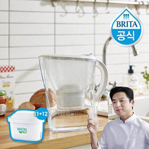 [브리타]정수기 마렐라쿨 2.4L 화이트 1년팩(기본필터 1입 + 추가필터 12입)