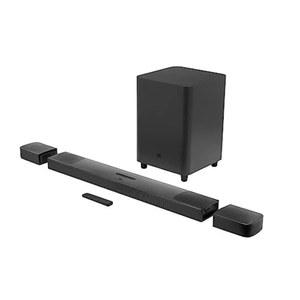 JBL Bar 9.1 - 서라운드 스피커 및 돌비 애트모스가 포함된 채널 사운드바 시스템, 블랙