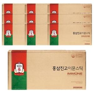정관장 홍삼진고 이뮨스틱 10g 30포 10팩 (쇼핑백포함)
