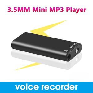 전문 미니 음성 디지털 오디오 음성 녹음기 Mp3 플레이어 8G 메모리 저장 장치 192Kbps 녹음 WAV 3 in 1 8G