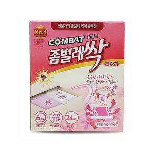 컴배트 좀벌레싹 서랍용 24개입 아로마향향약 방충제 좀벌레 옷장 집안 장롱 나프탈렌 탈취 가구 좀약