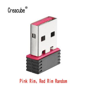 Creacube 150M USB 와이파이 원격 제어 어댑터 수신기 네트워크 카드 150mbps 미니 무선 동글 PC Win 10 용