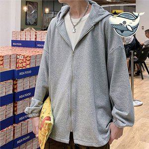데일리 후드 집업 캐주얼 스타일 조절 스트링 (WFH1CIT)