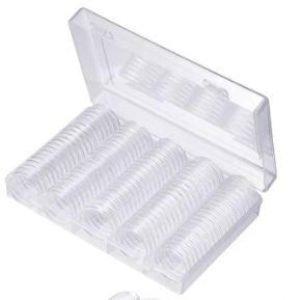 코인보관함 동전 케이스 수집 100pcs 상자 캡슐 취미 (WFH2927)