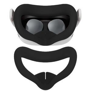 VR 실리콘 페이스 방지 커버 땀 쉘 교체용 렌즈 및 헤드셋 그립 쿠션 아이