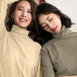 [오노마] ONM 터틀넥 베이직 베이직 니트 무지 레이어드 목폴라 티