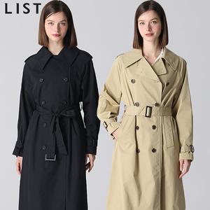 [리스트(LIST)] 코튼 클래식 트렌치코트 (택가격: 428000원)