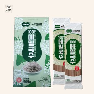 순솔 메밀국수 메밀글루텐 막국수 냉모밀 메밀면 100g 12개