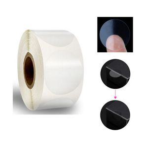 원형스티커 봉인 투명스티커 실링 5cm 500매