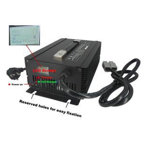 2000W 42V 40A 리튬 고속 충전기 36V 볼트 10S 이온 여행용 자동차 지게차 골프 카트 세발 자전거 배터리