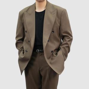 남자 정장재킷 더블버튼 하객룩 수트 자켓
